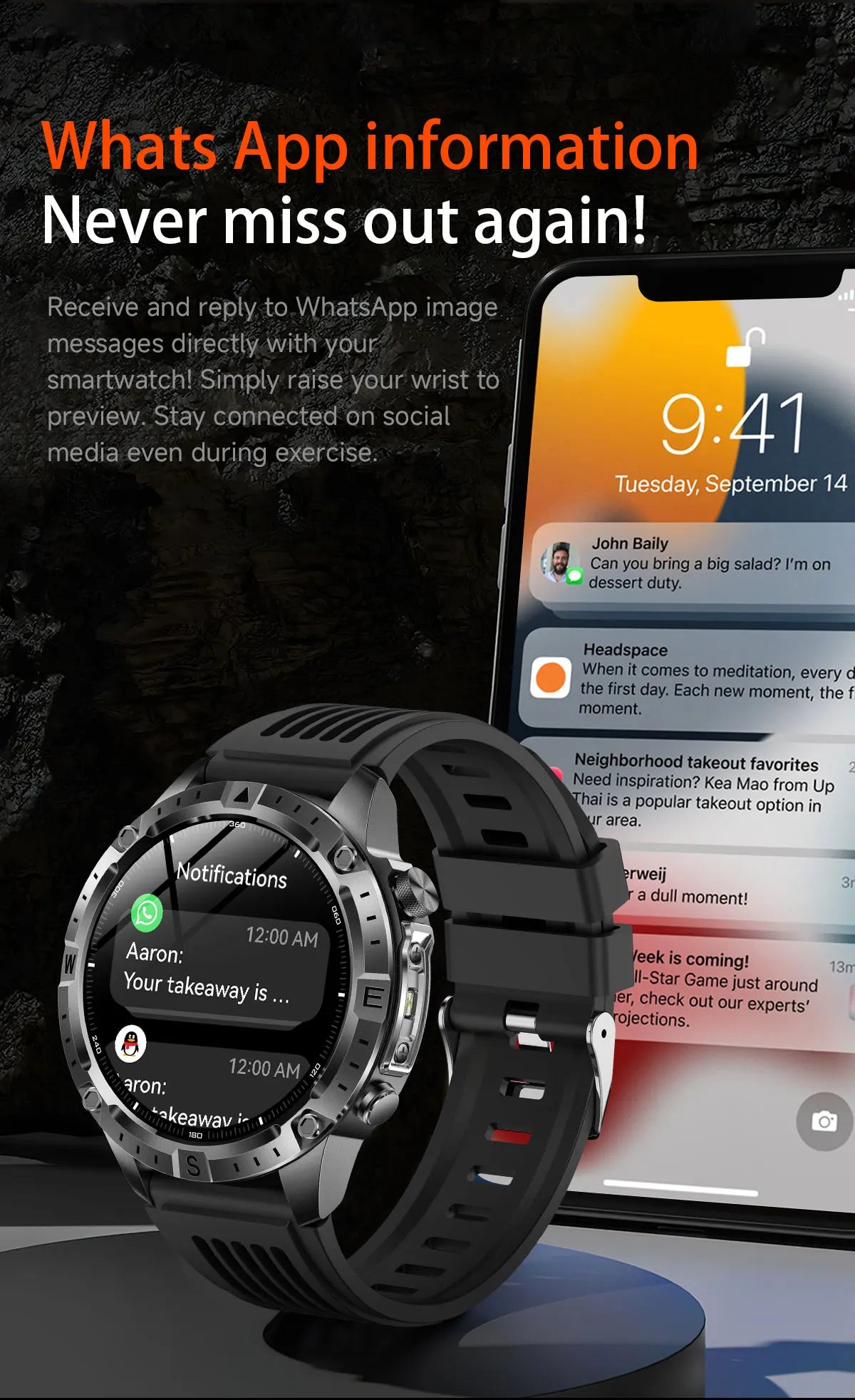 New Outdoor GPS Offline Map Smart Watch Men 3ATM Waterproof 170+ Sports LED Compass Altimeter AMOLED Bluetooth Call Smartwatch