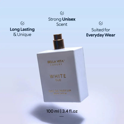 BellaVita Luxury Honey Oud EDP 3.4oz / 100ml Warm Sweet Amber Vanilla Long Lasting Unisex Perfume Ideal Holiday Gift