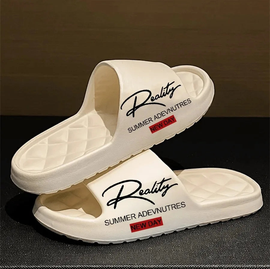 Outdoor Home Women's EVA Slippers,Lightweight Non-Slip Men's Sandals,Suitable for All Seasons,Women's Home Shoes,Indoor Slippers