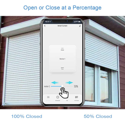 LoraTap Tuya Smart Life ZigBee 3.0 Curtain Blind Switch for Roller Shutter Electric Motor Google Assistant Alexa Voice Control
