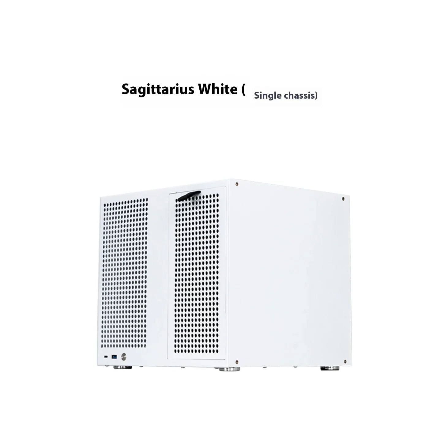 Sagittarius 8-bay NAS Computer Chassis with ATX Power Supply, MATX Motherboard, Full-height PCIE, 21.8L