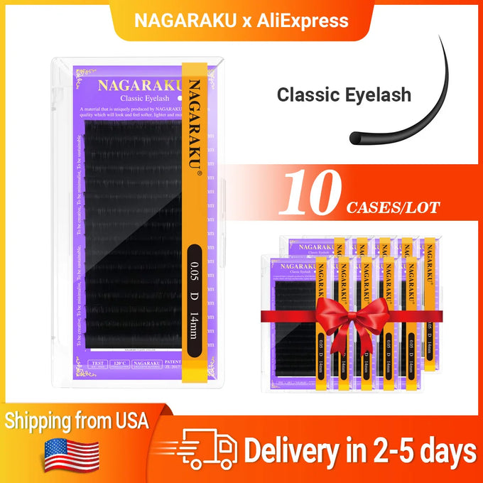 Nagaraku Classic Eyelash Extension Case Set — product image