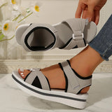 Open-Toe Platform Wedge Sandals — view 5