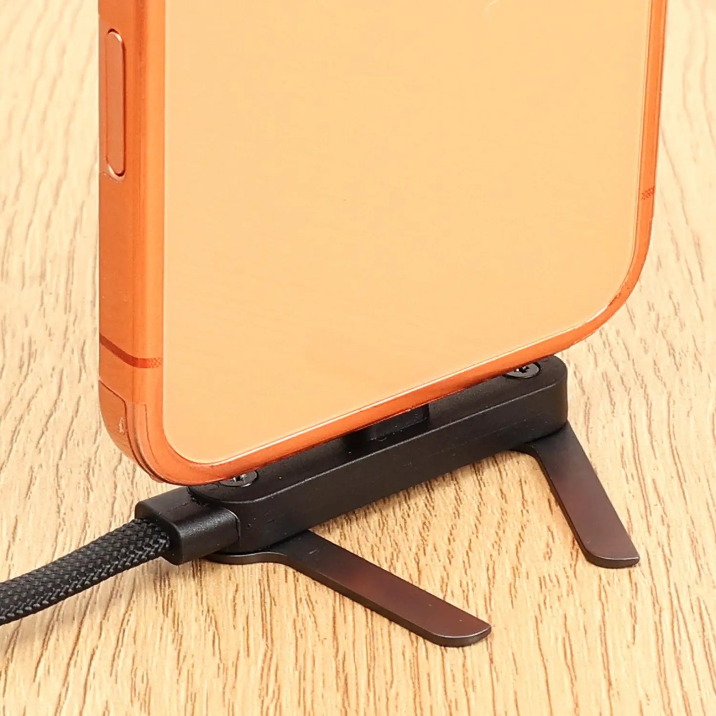 Foldable Charge Cable Usb C Charging Mobile Cable C Flat Charger for iPhone Kickcable Phone Kick Stand Ultra Fast Type C Wire 2M