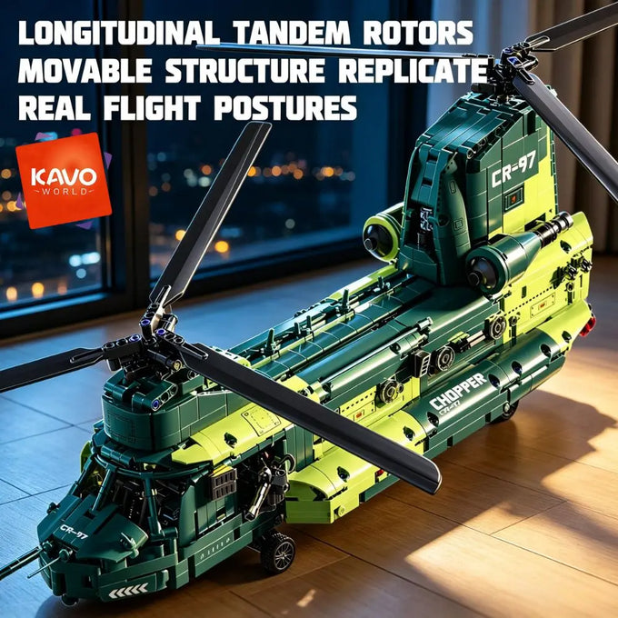 Transport Helicopter Building Set — product image