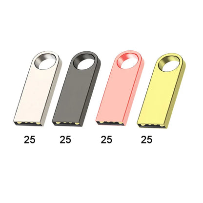 100PCS/lot Metal Pen Drive 64GB 32GB 16GB USB Flash Drive 8GB 4GB U Disk 2GB 1GB 128M 256M 512M Key Usb Stick Free Custom Logo