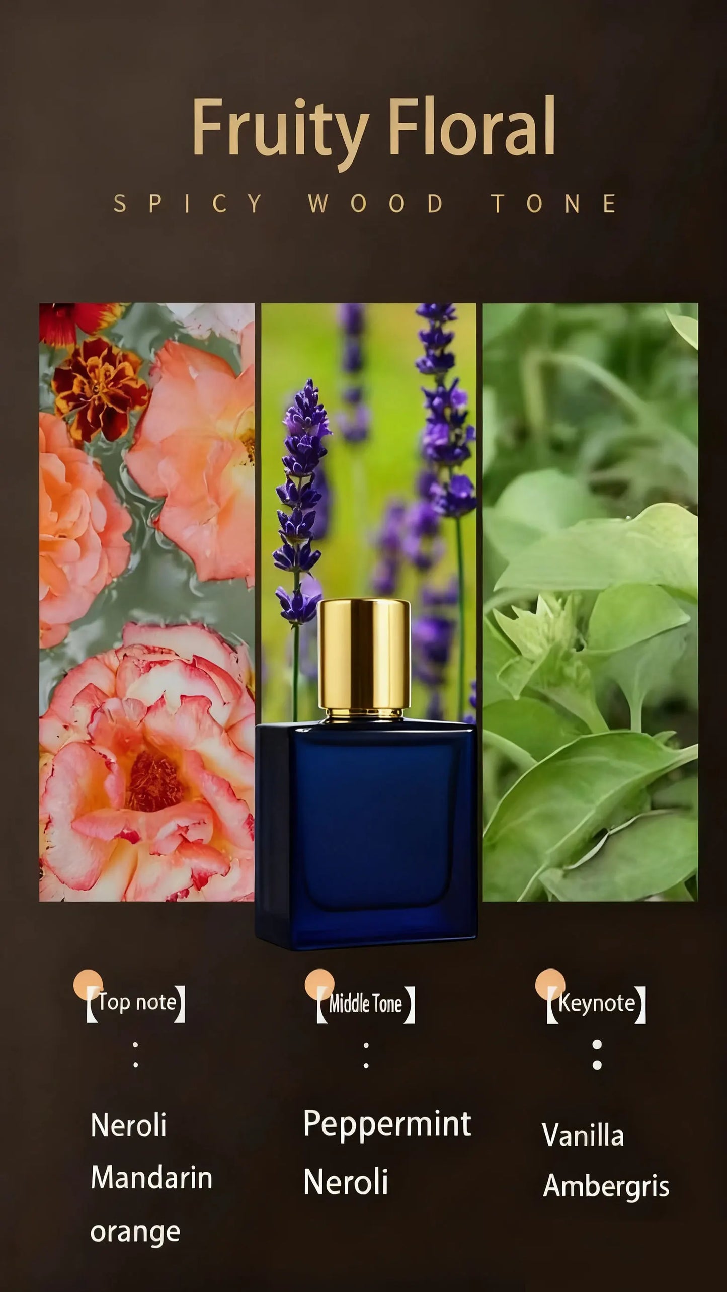 Original 90ml Men's Perfume Gift Box 3pcs Set Fascination Man Colognes Scent Lasting Woody Floral Fragrance Eau De Parfums Homme
