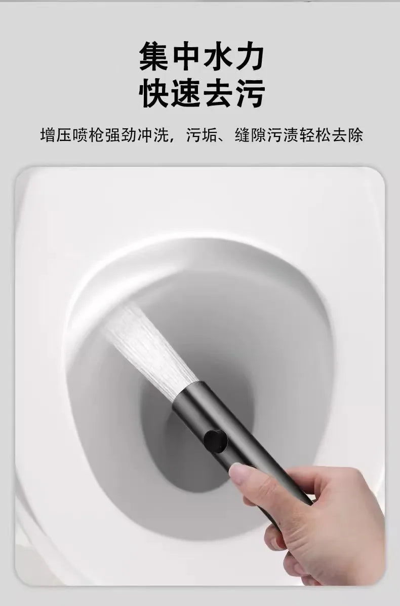 Gray portable toilet sprayer gun bathroom toilet 1.5m stretchable hose stainless steel bidet spray suit bathroom accessories