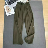 Relaxed High-Waisted Wide-Leg Pants