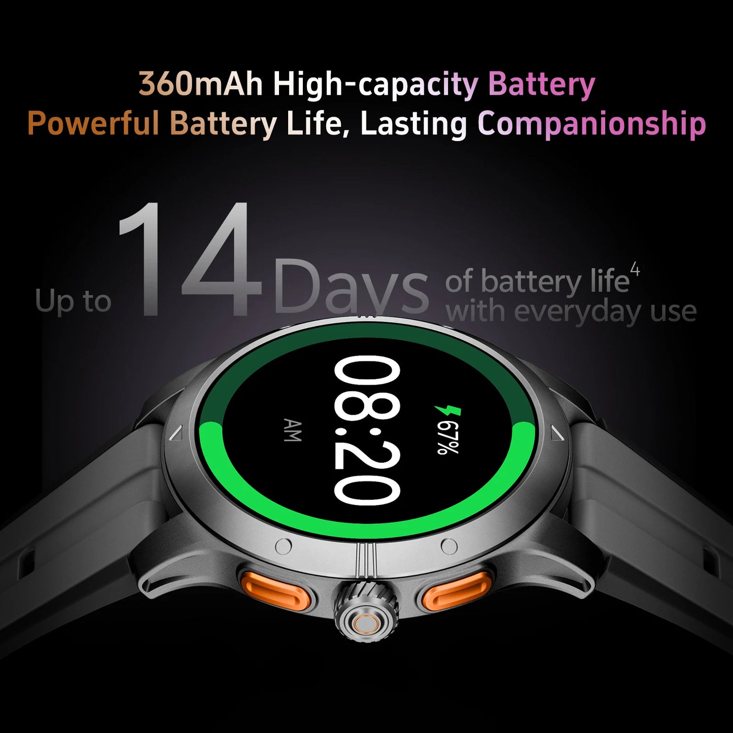 GTR5 Smart Watches AMOLED Bluetooth Call 1.43 inch Large Screen Men Sports Fitness Tracker Heart Rate Health Monitor Smartwatch