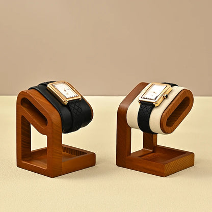 MISHITU T-shaped Watch Stand Wooden Jewelry Watch Display Stand Watch Storage Holder Bracelet Jewelry Display Watch Storage Rack