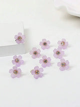 Faux-Pearl Flower Hair Clips — view 11
