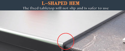 Large Stainless Steel Cutting Board with Lip for Kitchen over Sink Meat Chopping Board Metal Countertop Board