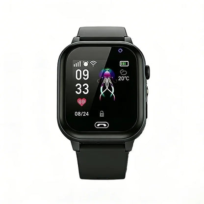 Lenovo 2027 Kids 5G Smart Watch GPS SOS Video Call HD Camera Waterproof SIM Card Support Earphone Child Watch for Boys & Girls
