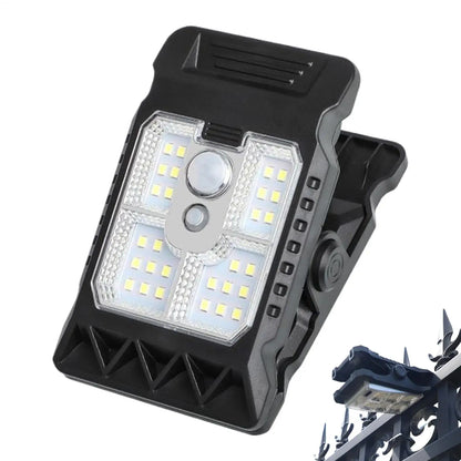 NEW upgrade Solar Light Chain Clip On Solar Motion Lights Outdoor 300LM Motion Sensor Security Lighting Waterproof Garden Decor