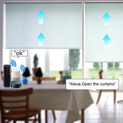 Tuya Wifi Roller Shutter Blinds Motor Automatic Blind Curtain For 38mm Tube Smart Life App Alice Alexa Google Home Voice Control