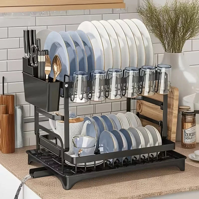 Two-Tier Dish Drying Rack — product image