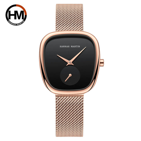 Hannah Martin Rose-Gold-Tone Quartz Watch