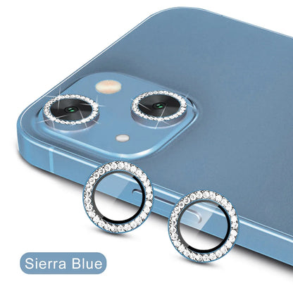 9D Diamond Lens Protector For iPhone 17 Pro Max Air Camera Tempered Glass Compatible with iPhone 14 15 16 Pro Max Ring Cover Cas