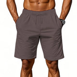 Men's Linen-Blend Beach Shorts — view 3