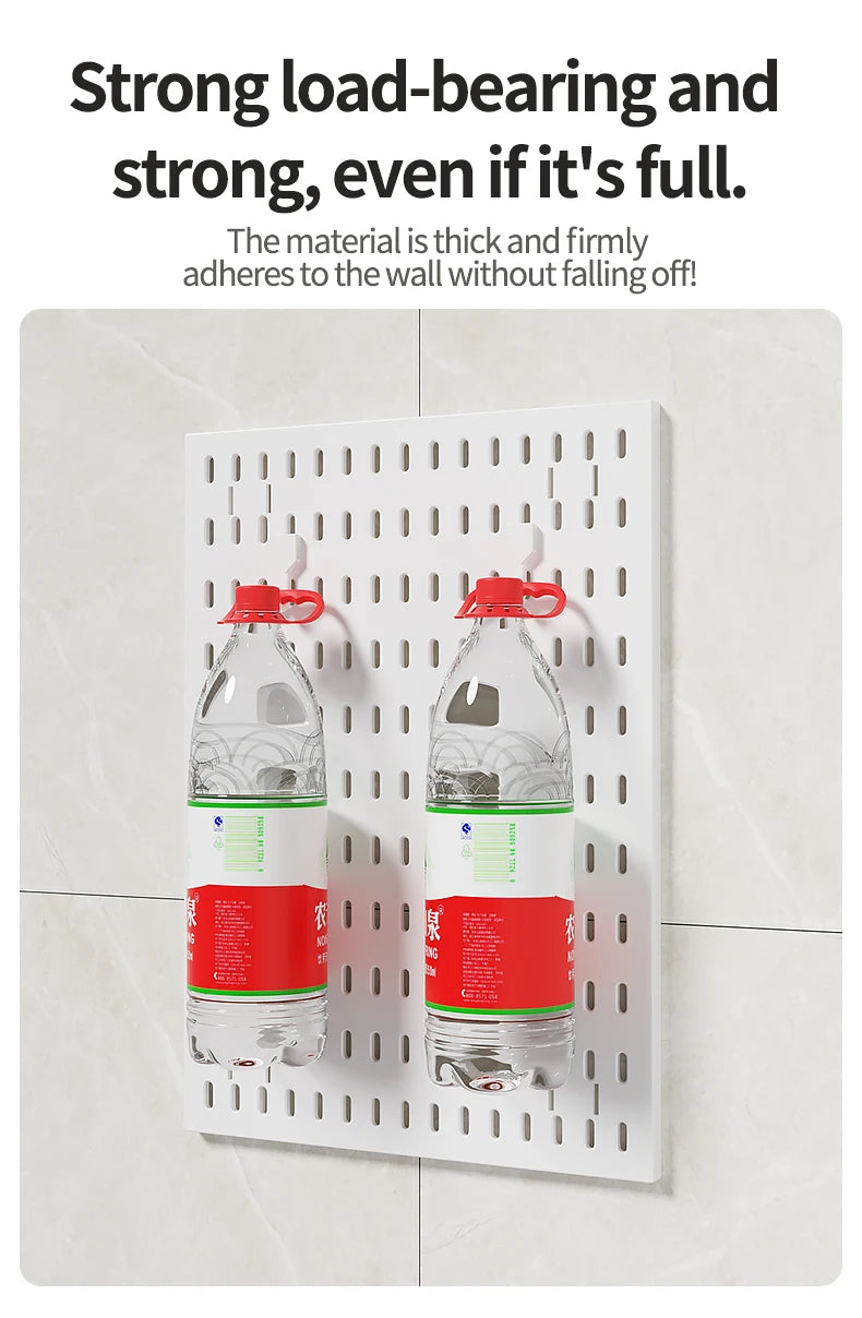 No-Holes Home Organization | This Wall Pegboard Displays & Organizes Your Daily Items & Electronics in Living Room/Study