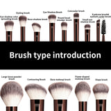 Kabuki Face & Eye Brush Set — 13 Pieces — view 2