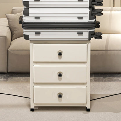 Mobile Multi-Layer Drawer Storage Cabinet,Large Capacity Bedside Table with Wheels for Bedroom/Kitchen/Living Room