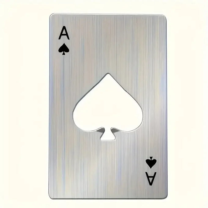 Spade-Card Bottle Opener — product image