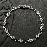 Cross-Flower Link Bracelet — view 5