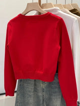 Embroidered Knit Cardigan