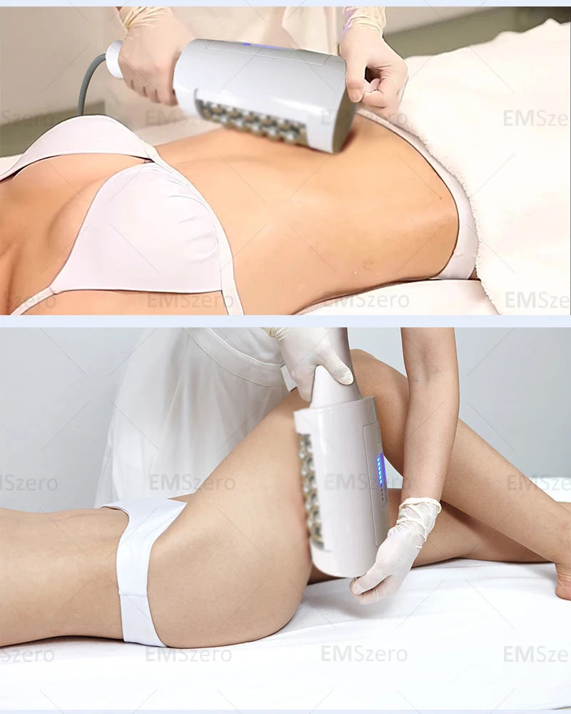 NEW UPGRADE EMSzerol+RF(62 ROLLER MASSAGE)therapy Body Weight Loss Slimming Beauty Equipment