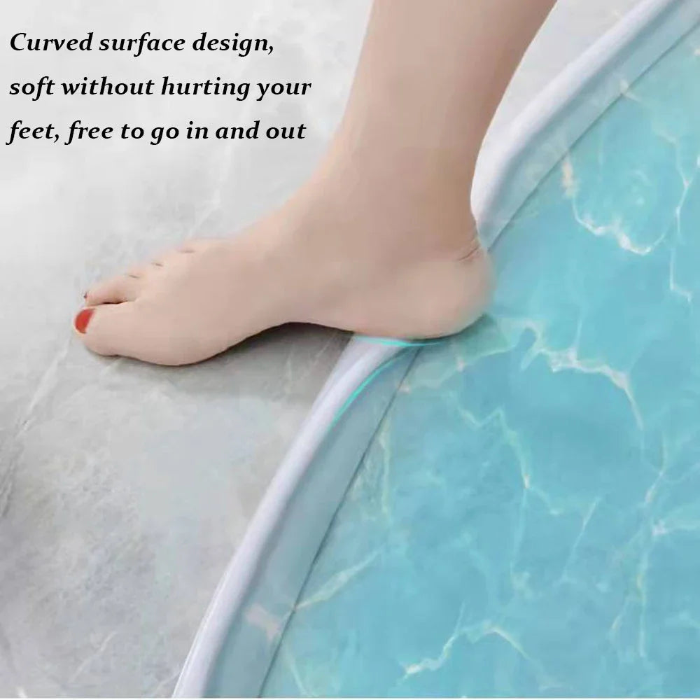 Silicone Water Stopper Self-Adhesive Bendable Flexible Water Retaining Strip Bathroom Door Dry Wet Separation Shower Dam Barrier