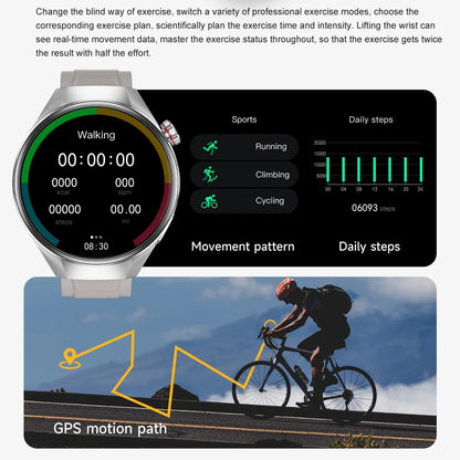 2025 New Originl Watch G5 PlUS Smart Watch 1.75" HD AMOLED Screen GPS track Heart Rate Bluetooth Call Compass Smartwatch for Men