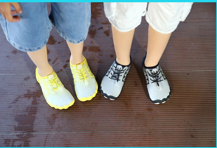 Outdoor Barefoot Sneakers Aqua shoes Men's and Women's Children's Quick-drying Swimming Beach Shoes Water Shoes Suitable Water S