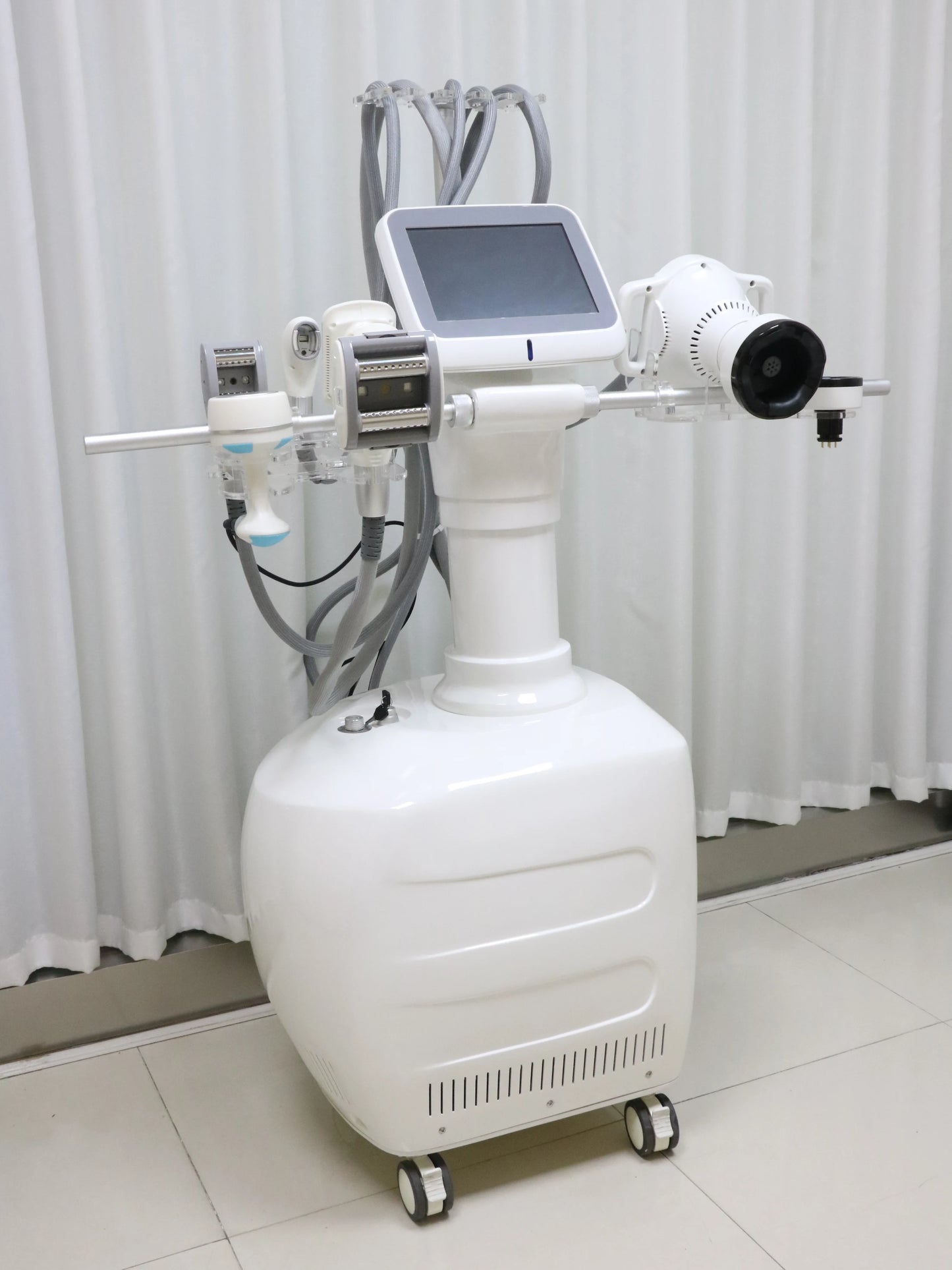 V10 Velashape Six-Handle Body Shaping Machine 40K Radio Frequency Fat Reduction, Body Sculpting and Skin Tightening Device