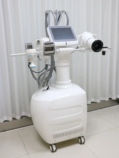 V10 Velashape Six-Handle Body Shaping Machine 40K Radio Frequency Fat Reduction, Body Sculpting and Skin Tightening Device