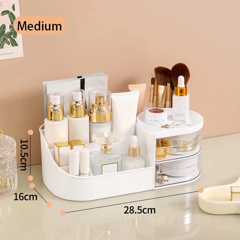 Table Makeup Storage Box Cosmetic Storage Organizer Jewelry Nail Polish Dormitory Makeup Container Desktop Sundries Storage Box