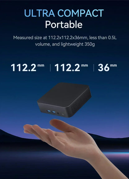 Intel Core N95 i9 10980HK 2026 Quintessential Mini PC Windows 11 Pro 2TB SSD 4K 60Hz WiFi6 BT5.2 Diminutive Vest Pocket Computer