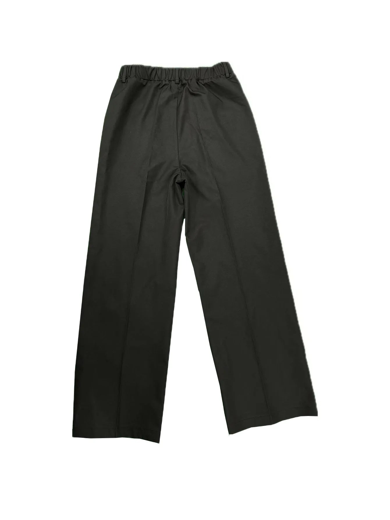 Women's High-Waisted Straight-Leg Trousers Formal Office Trousers Slim-Fit Cut Classic Solid-Colour Suit Trousers
