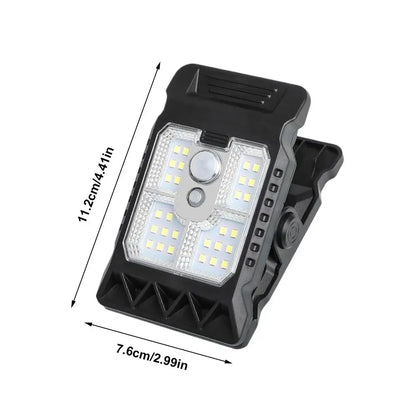 NEW upgrade Solar Light Chain Clip On Solar Motion Lights Outdoor 300LM Motion Sensor Security Lighting Waterproof Garden Decor