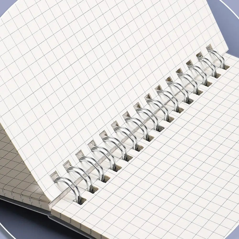 New Multifunctional A5/B5/A4 Coil Notebook 80Sheets Grids/Blank/Horizontal Line Notepad Flip Up Spiral Notebook Students Gift