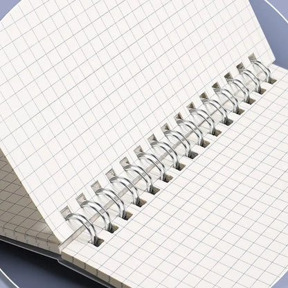 New Multifunctional A5/B5/A4 Coil Notebook 80Sheets Grids/Blank/Horizontal Line Notepad Flip Up Spiral Notebook Students Gift