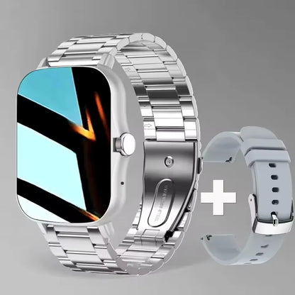 2026 New Smart Watch Bluetooth Call Fitness Tracker Heart Rate Sleep Record Outdoor Sport Watch for Android/IOS Men Women HW12