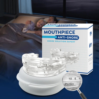 Reusable Anti Snore Mouth Guard with Storage Box Anti Snoring Bruxism Mouth Guard Improve Sleeping Reduction Snoring Device