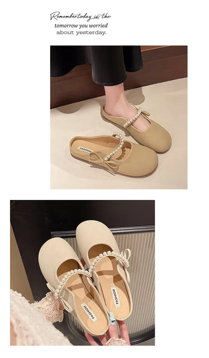 New Arrival Women Summer Mule Sandals Fashion Half Slippers Soft Sole Non Slip Casual Outdoor Beach Daily Shoes