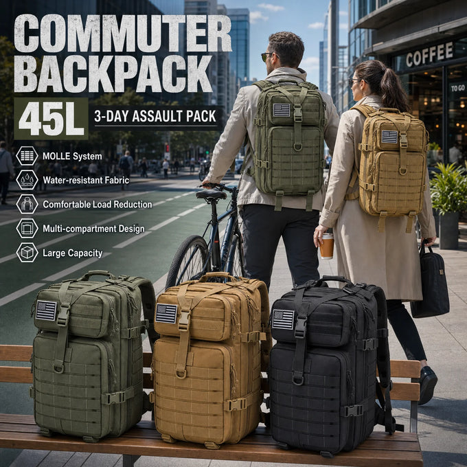 45L Tactical Travel Backpack — product image