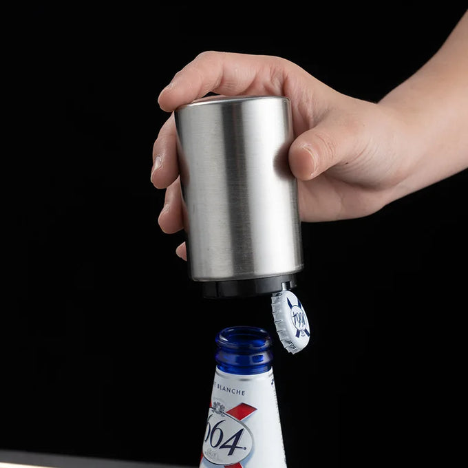 Push-Down Magnetic Bottle Opener — product image