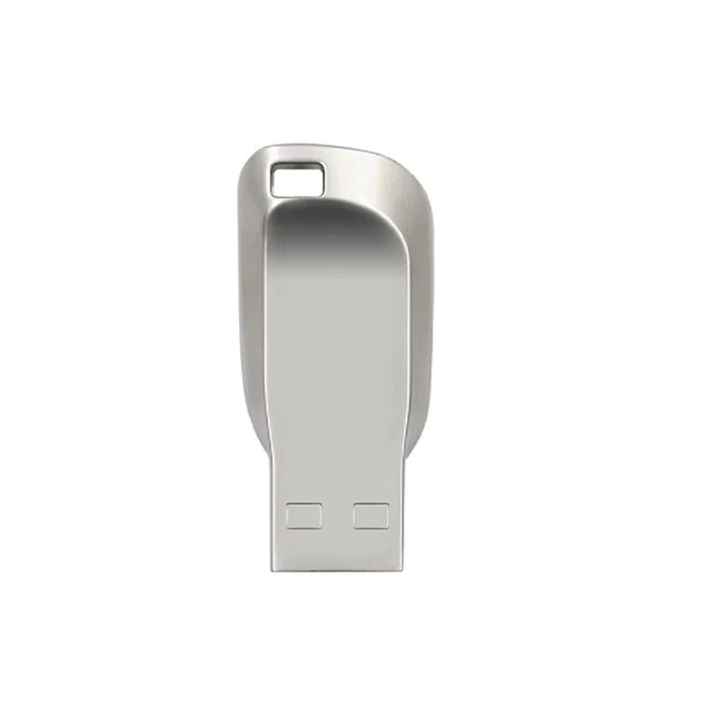 100PCS/lot Metal Pen Drive 64GB 32GB 16GB USB Flash Drive 8GB 4GB U Disk 2GB 1GB 128M 256M 512M Key Usb Stick Free Custom Logo