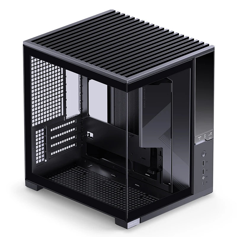 Jonsbo D34 MATX SeaviewRoom Chassis Support 280 Cold Row ATX Power Supply Type-C Digital Monitoring Screen Mini-ITX Desktop Case