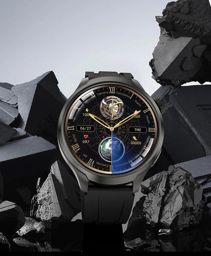 NEW GPS Outdoor fitness NFC Smart Watch Men 1.85 Inch AMOLED Screen  Bluetooth Call IP67 Waterproof Man Smart Watches Man 2025